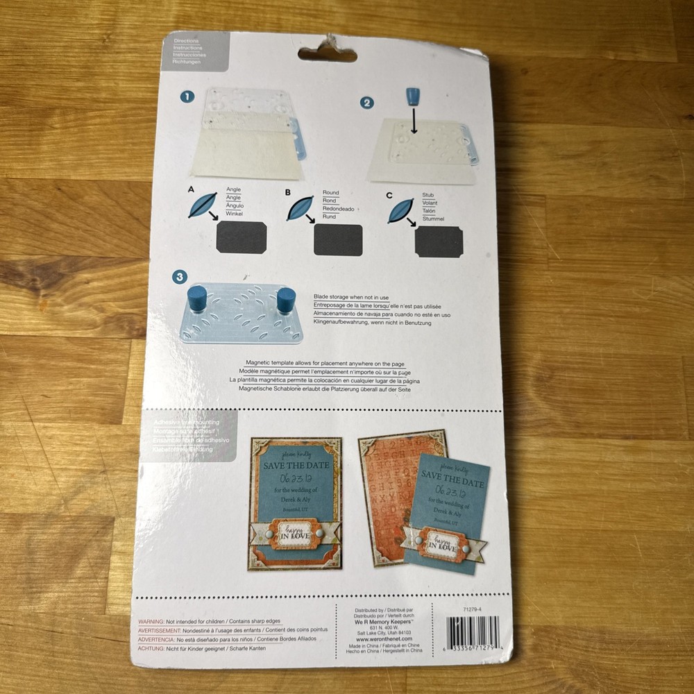 We R Memory Keepers Corner Mounter Tool V.2 New