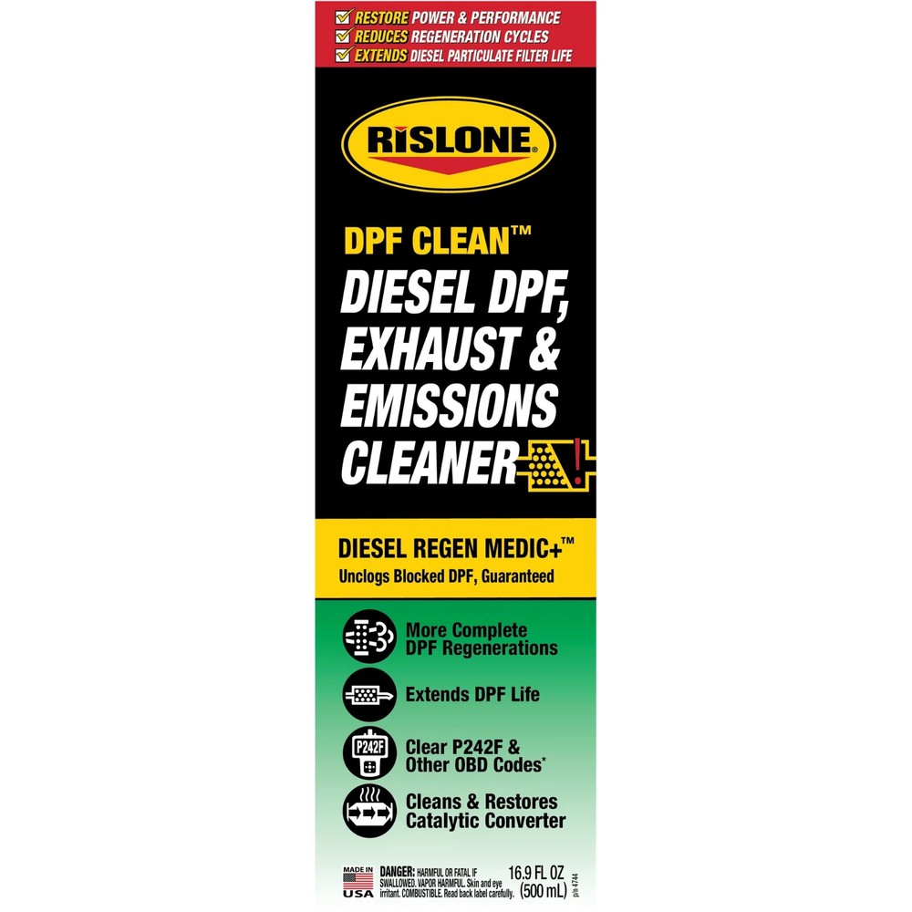 (2 pack) Rislone DPF Clean Diesel DPF, Exhaust & Emissions System Cleaner