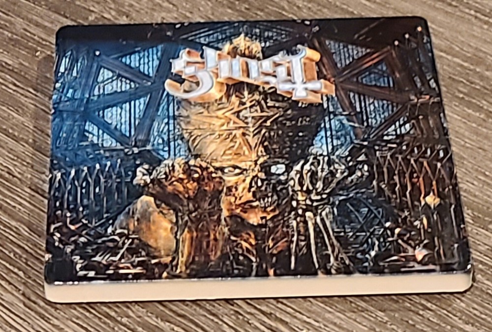 Ghost: Skeleta 4 in x 4 in custom made ceramic coaster