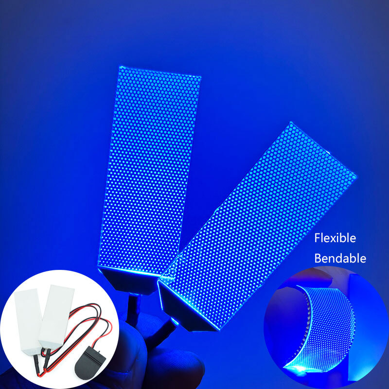 Blue Flexible Bendable Eye Light Remote Control Touch Switch DIY Mask Glow Eyes
