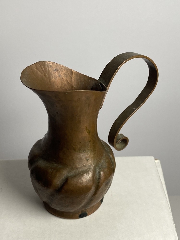 Hand Hammered Copper Pitcher 4”