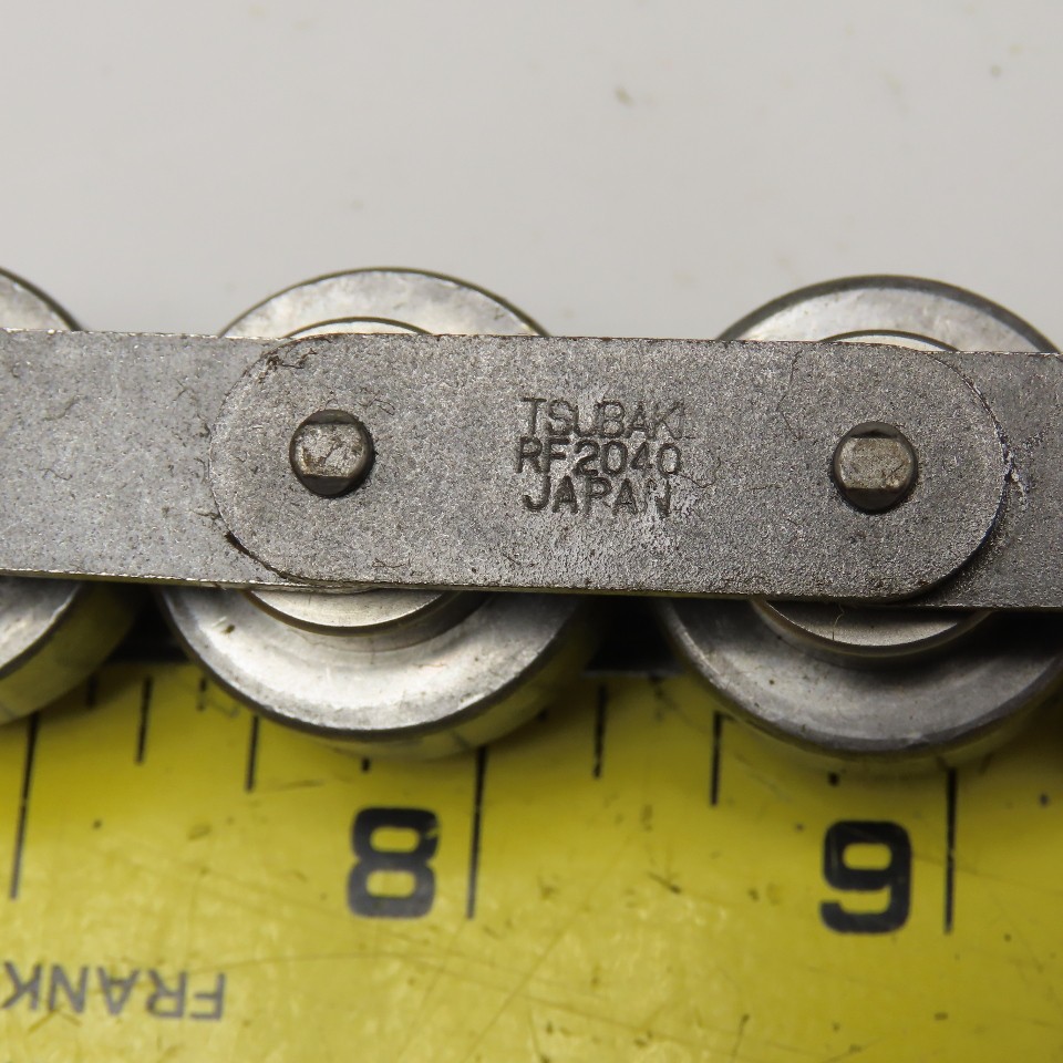 Tsubaki RF2040 Double Pitch Roller Link Chain 10'