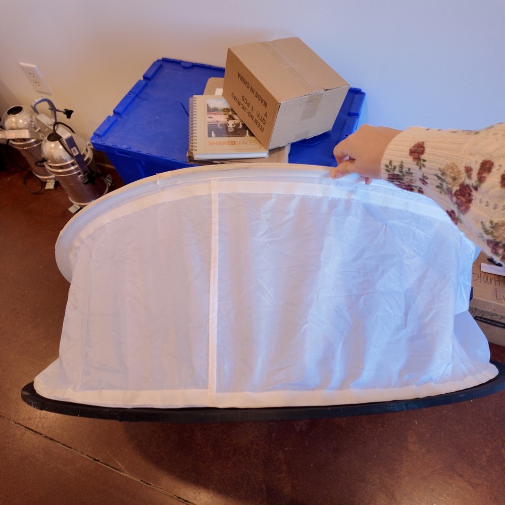 ALZO Video drum space light with lightbulbs and socket (4 bulb capacity)