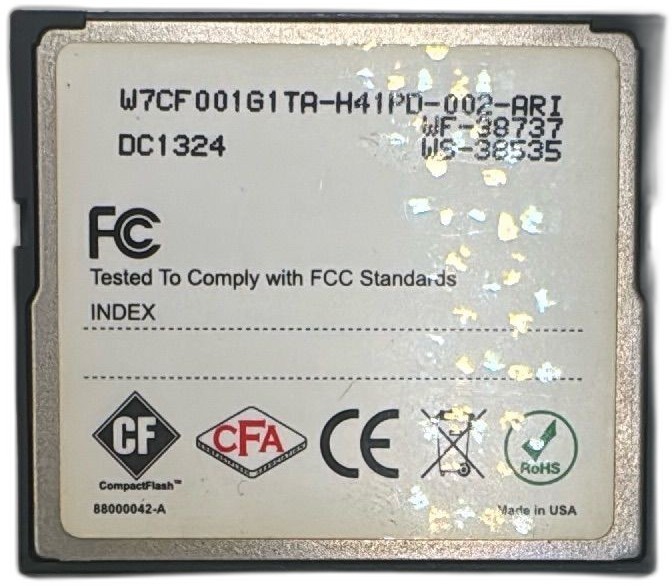 Aristocrat Timber Wolf 1GB CompactFlash Card 2013 LinuxOS Platform USA