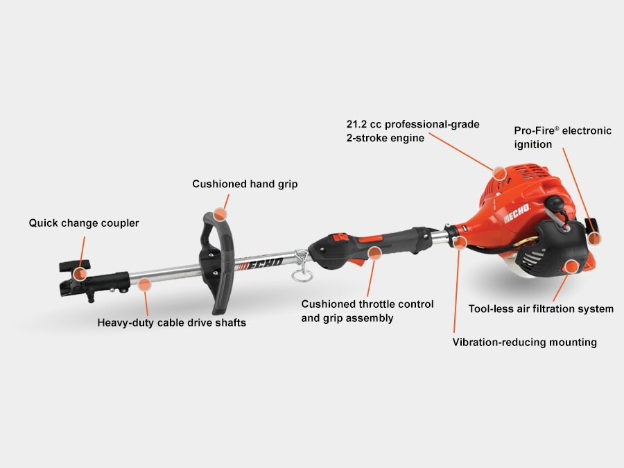 Echo Pas-225 Pro-attachment Series Power Source