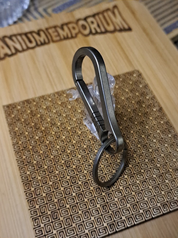 EDC Titanium Carabiner Keychain