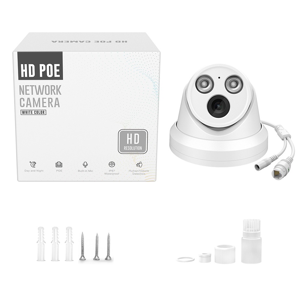 6 PACK VIKYLIN 4MP IR 30M Night Vision Security Neteork Camera Built-in MIC WDR