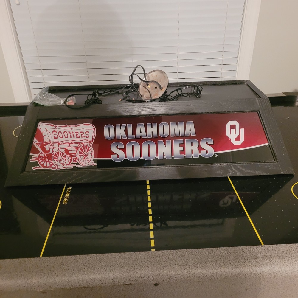 Oklahoma Sooners Pool Table Light