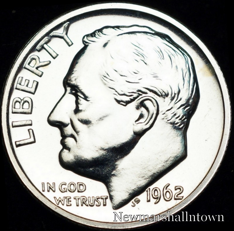 1962  Roosevelt Mint Proof Dime  (Raw Coin)