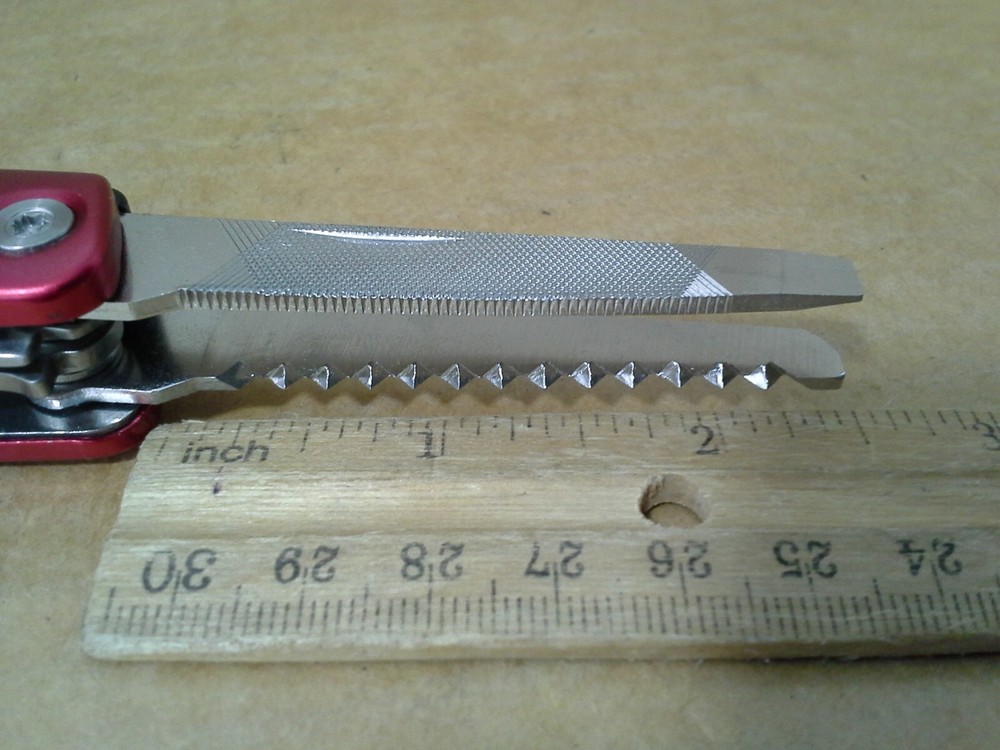 Switzerland Red Multitool Folding Pocket Pliers. VGC