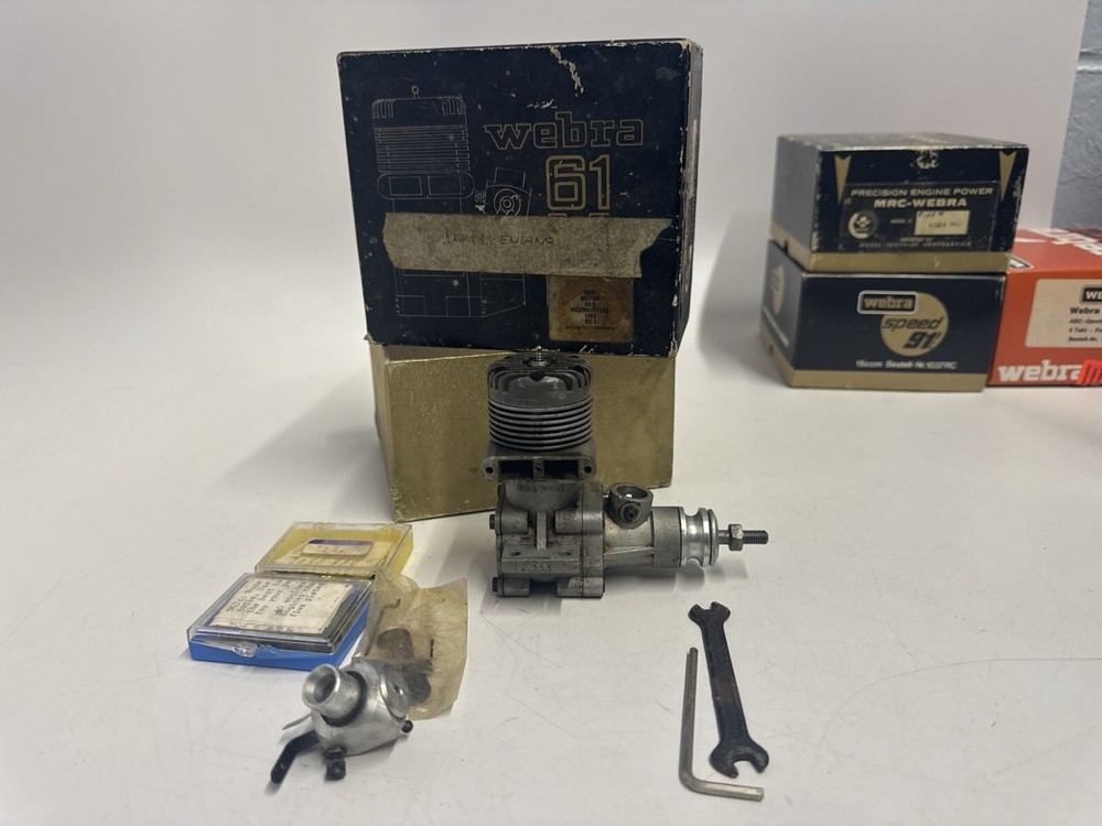 WEBRA ENGINE - WEBRA 61 BLACKHEAD - NR. 1020 RC BOXED
