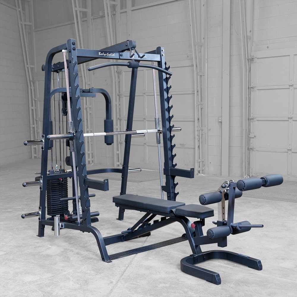 Body-Solid Series 7 Smith Gym Package with Lat, Pec, Bench - Reboxed