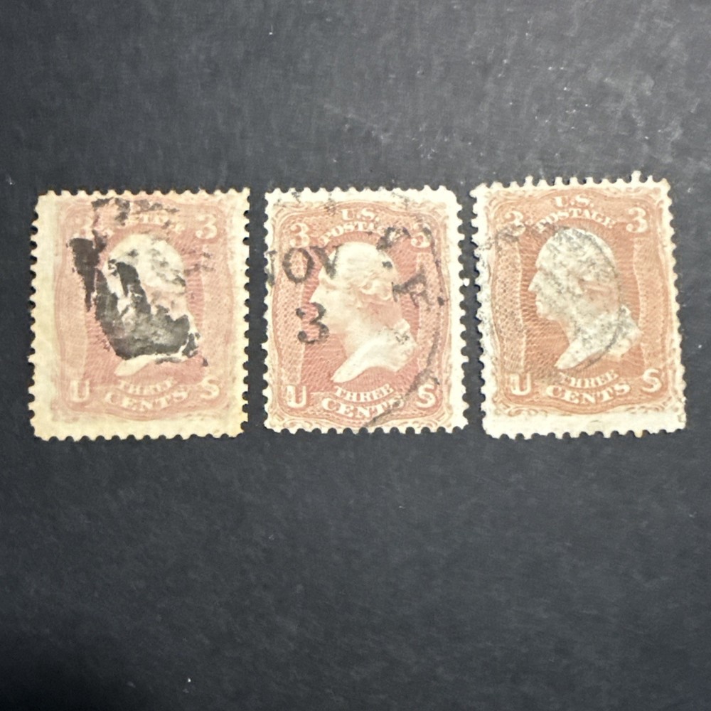 US Scott #64b And #65 X 2