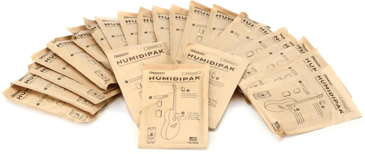 D'Addario Humidipak Maintain Replacement Packets (24-pack)