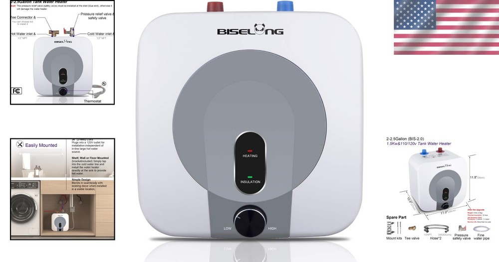 Lightweight Stainless Steel Water Heater with Easy Installation for Food Trucks