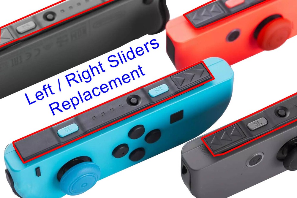 Left Right Slider Sliding Rail Cable Replace For Nintendo Switch OLED Console