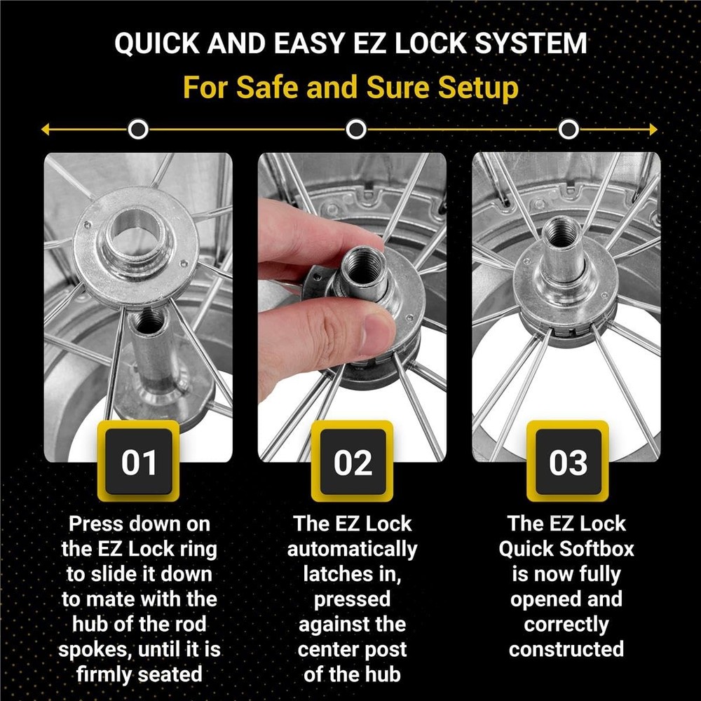 EZ Lock Quick Octa Large Softbox With Bowens Mount (36")