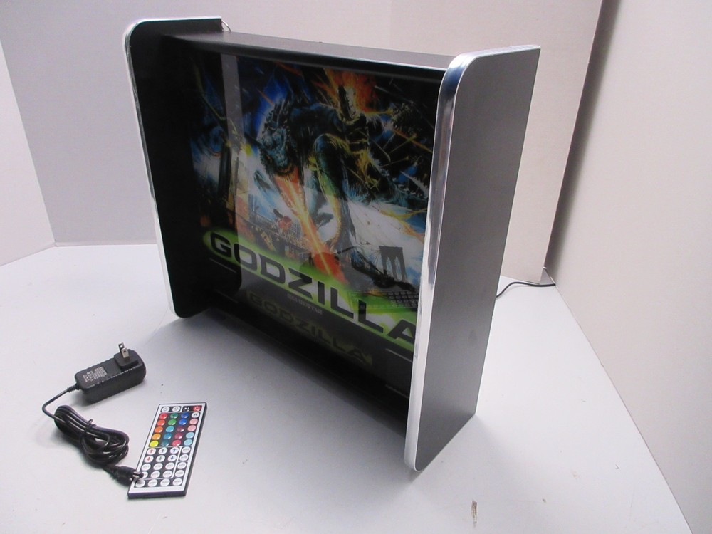 Godzilla Pinball Head LED Display light box
