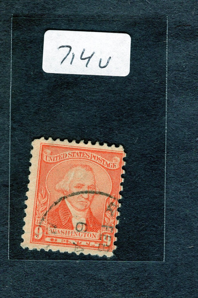 1932 Stamp #714 Washington at 62 Used