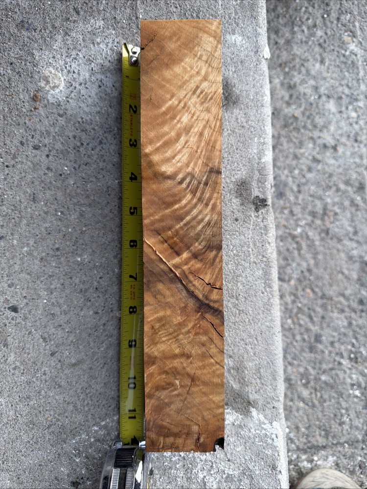 English Walnut Handle Blank Billet Figured A14