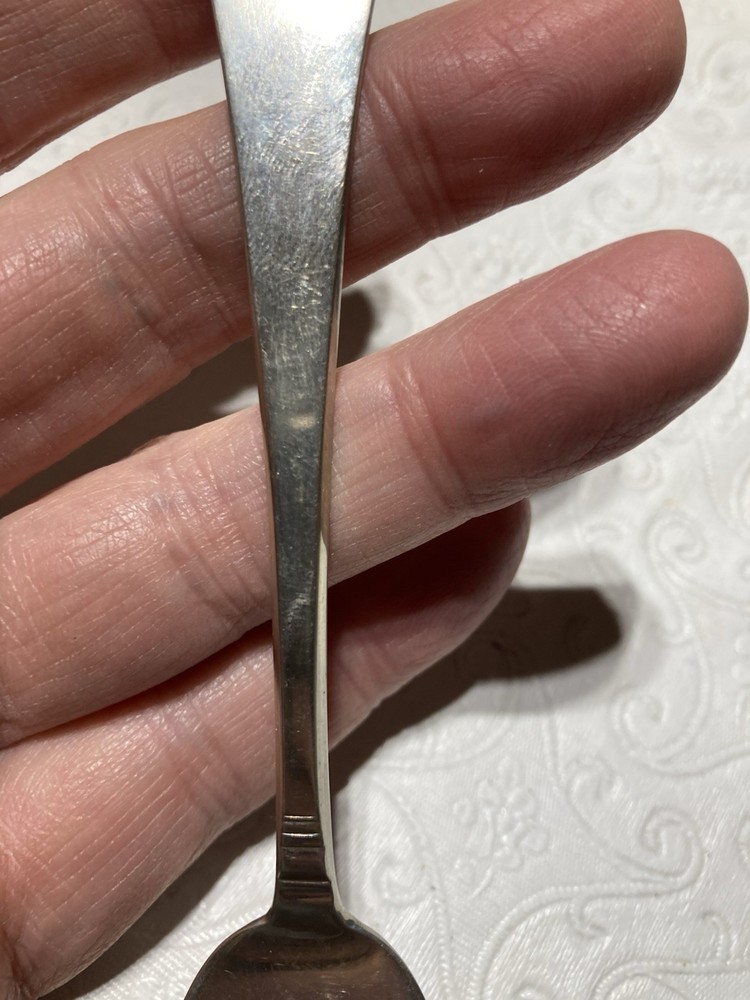 J. Tostrup Small Cake Server 830S Silver Norway 6 1/4" Kronesolv Pattern