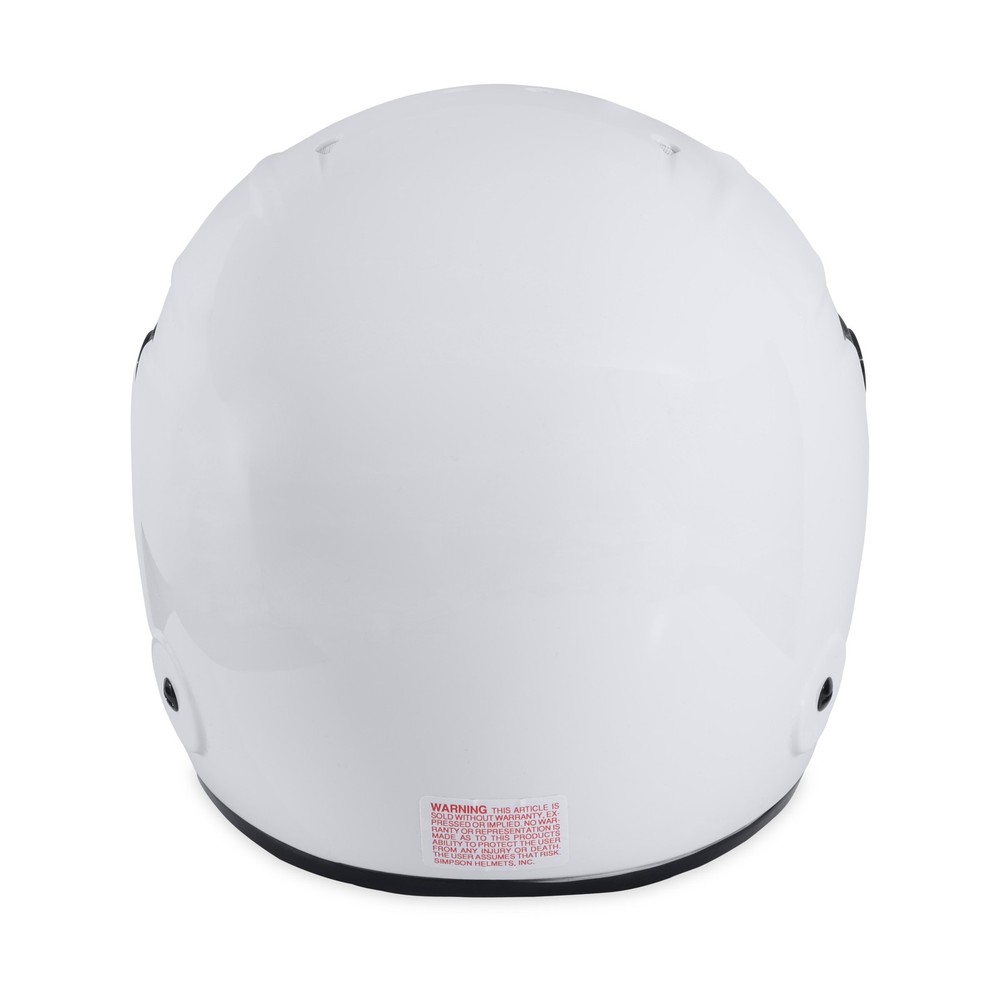 Simpson Safety 7870021 Devil Ray 3.0 Helmet 2020 Medium White