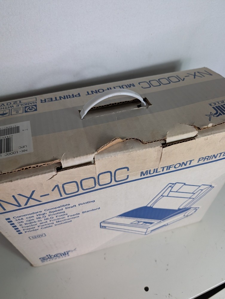Star Micronics NX-1000C Dot Matrix Multi-Font Printer Commodore 64 Tested! Retro
