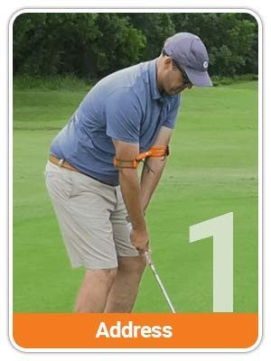LC-1 Golf Swing Training Aid- Linear Compression Golf Practice & Golf Trainin...