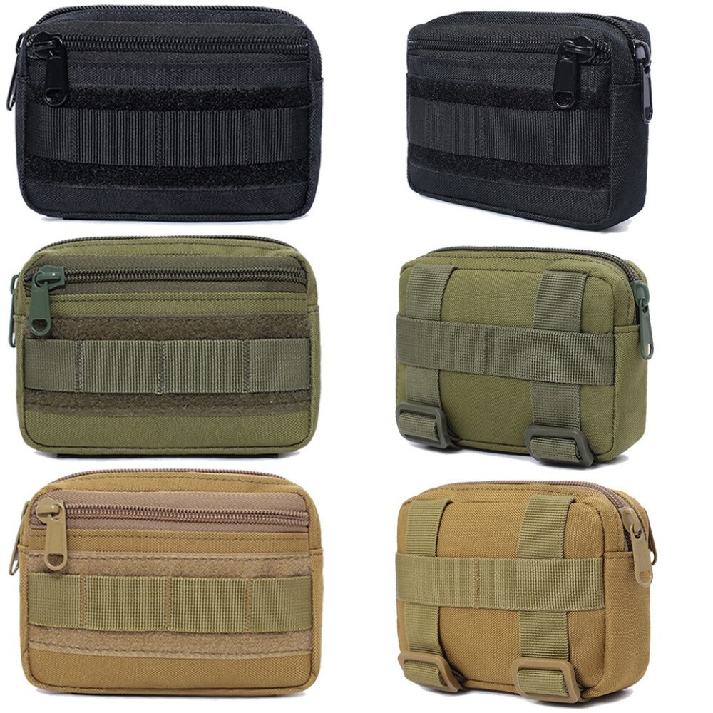 Tactical Molle Admin Pouch Utility EDC Tool Gear Bag Horizontal Modular Pouches