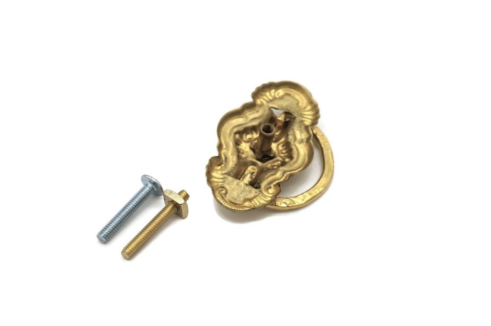 Single Post Pull Victorian Antique Furniture Pull Cabinet Pull Depression Pull