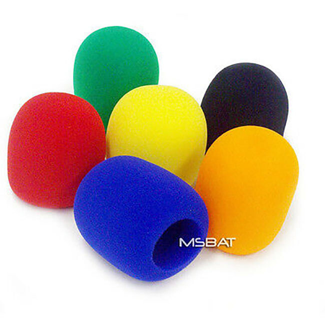 Microphone Foam Ball Mic Windscreens - 6 Pack