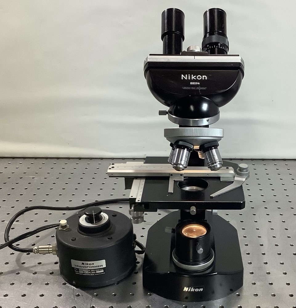 Nikon Binocular Phase Microscope w/ Four Objectives