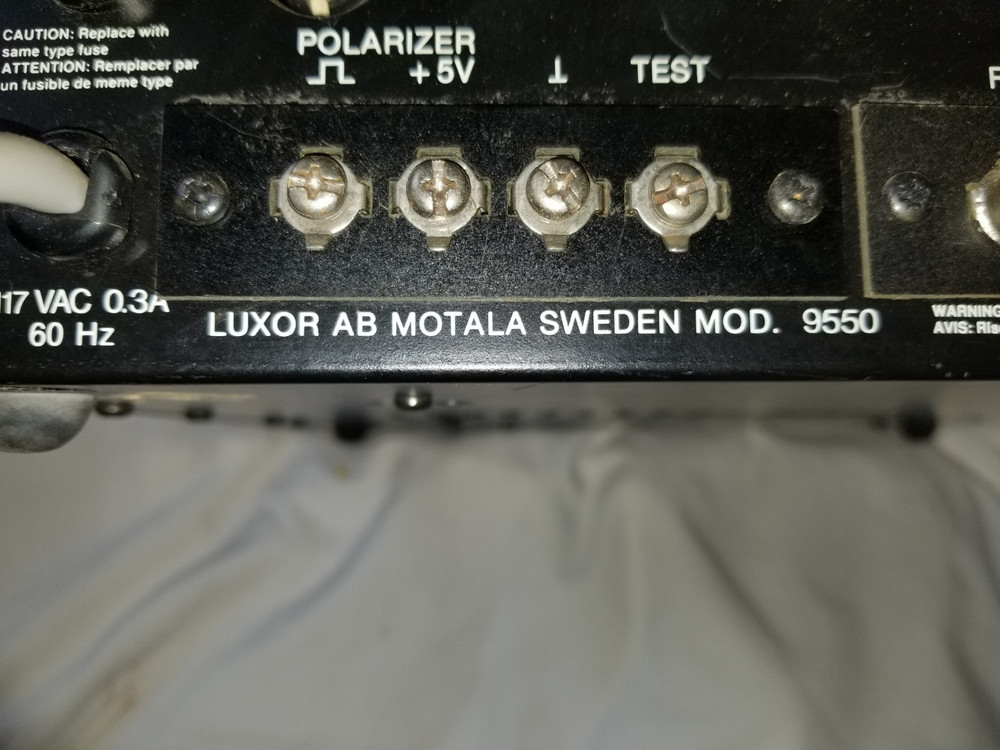 Luxor Satellite Controlled Receiver 9550 Untested but Powers On