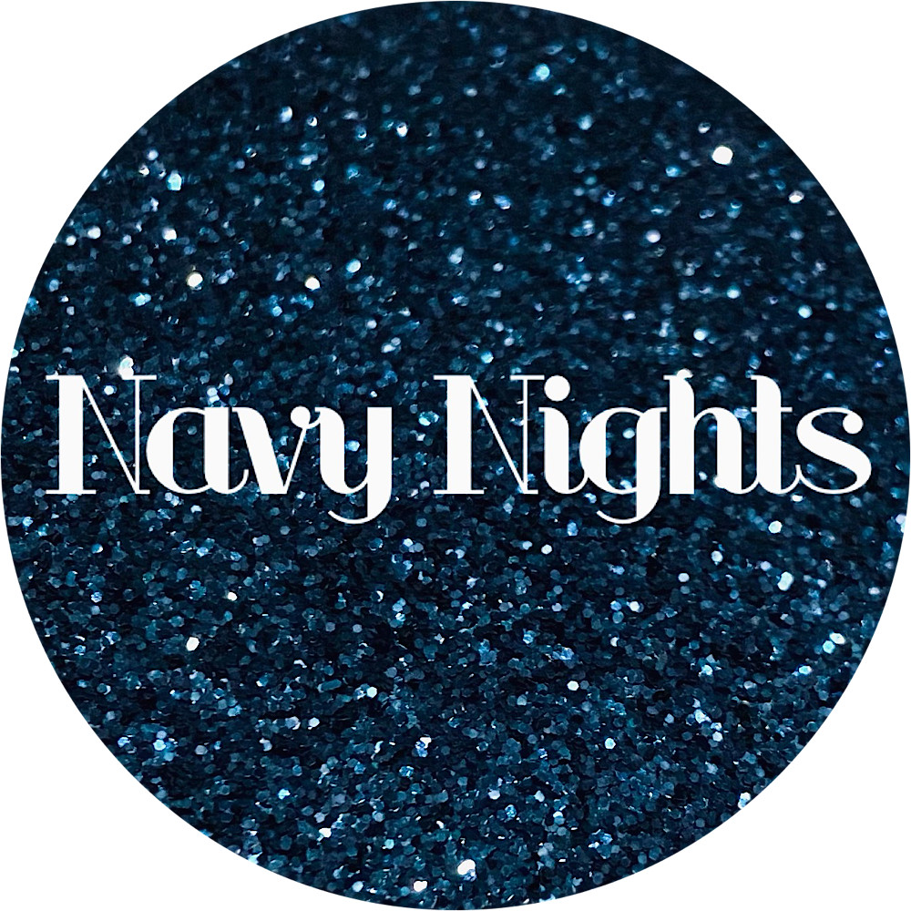 Premium Polyester Glitter - Navy Metallic