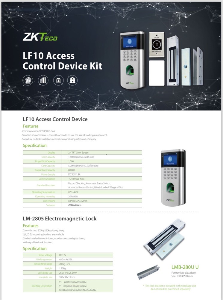 access control system ZKTeco