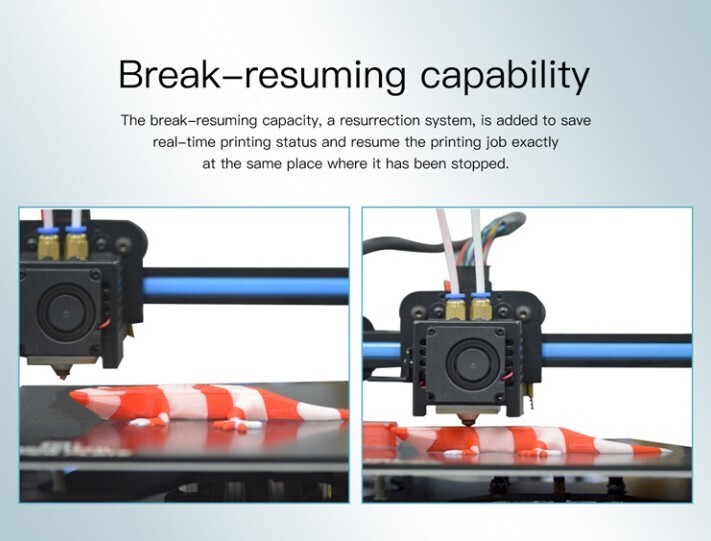Geeetech A10M 3d printer dual extruder