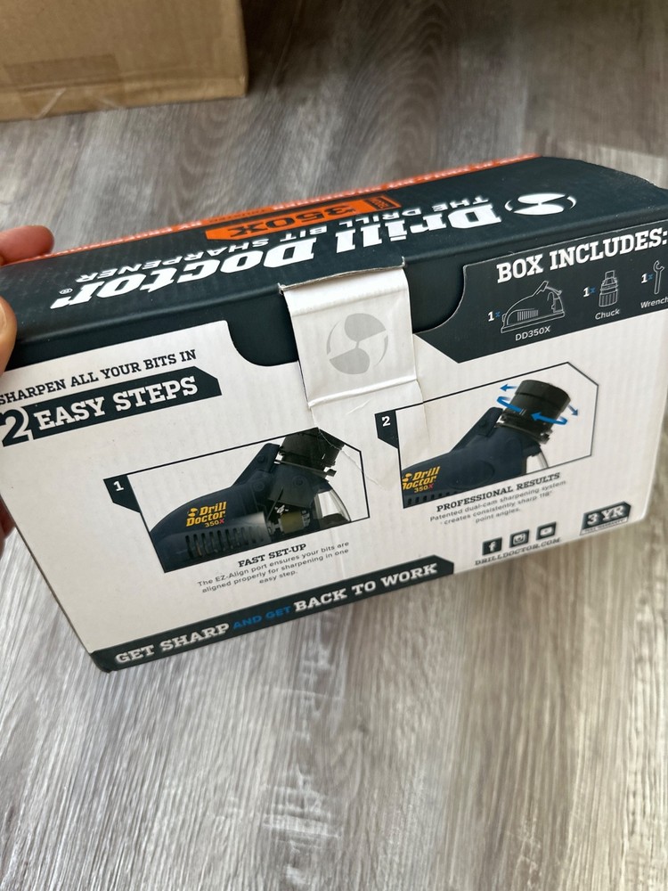 Drill Doctor DD350X Drill Bit Sharpener - Multicolor New In Box Never Used