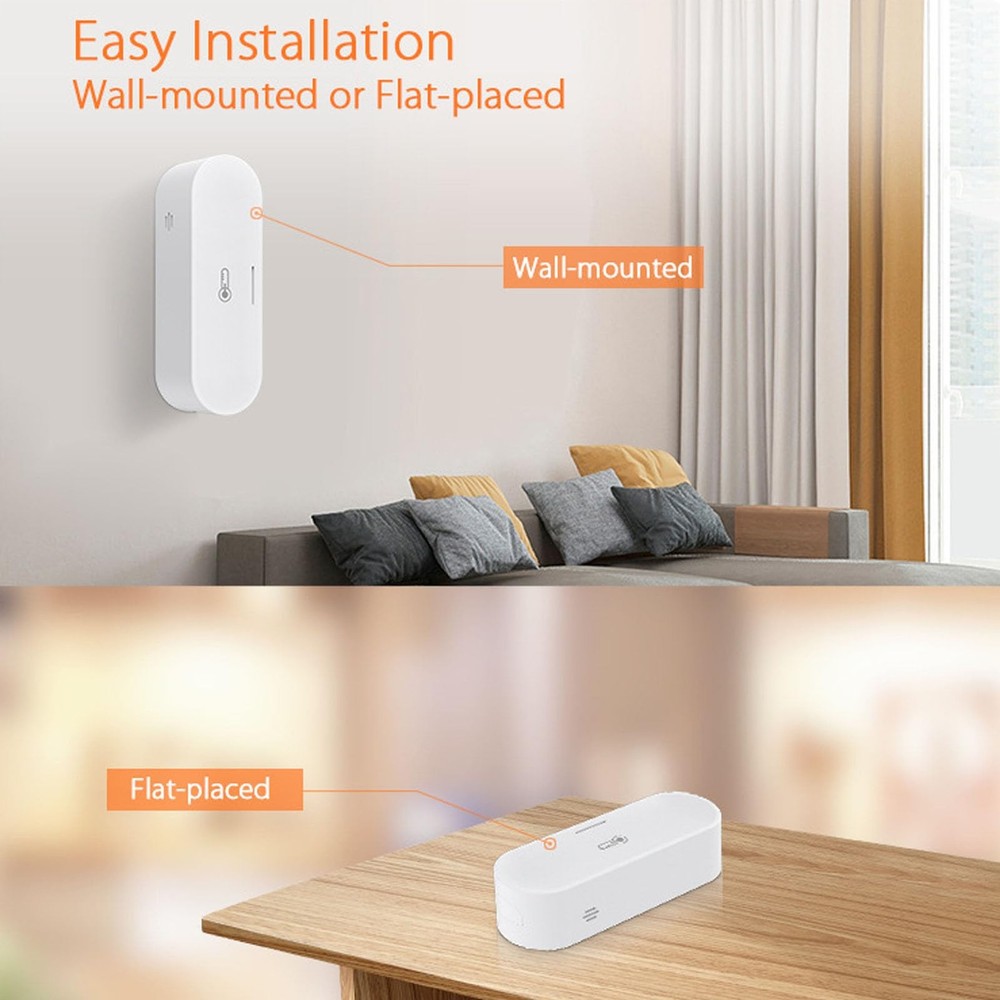 Fockety for Tuya Zigbee Temperature Humidity Sensor, Smart Wireless...