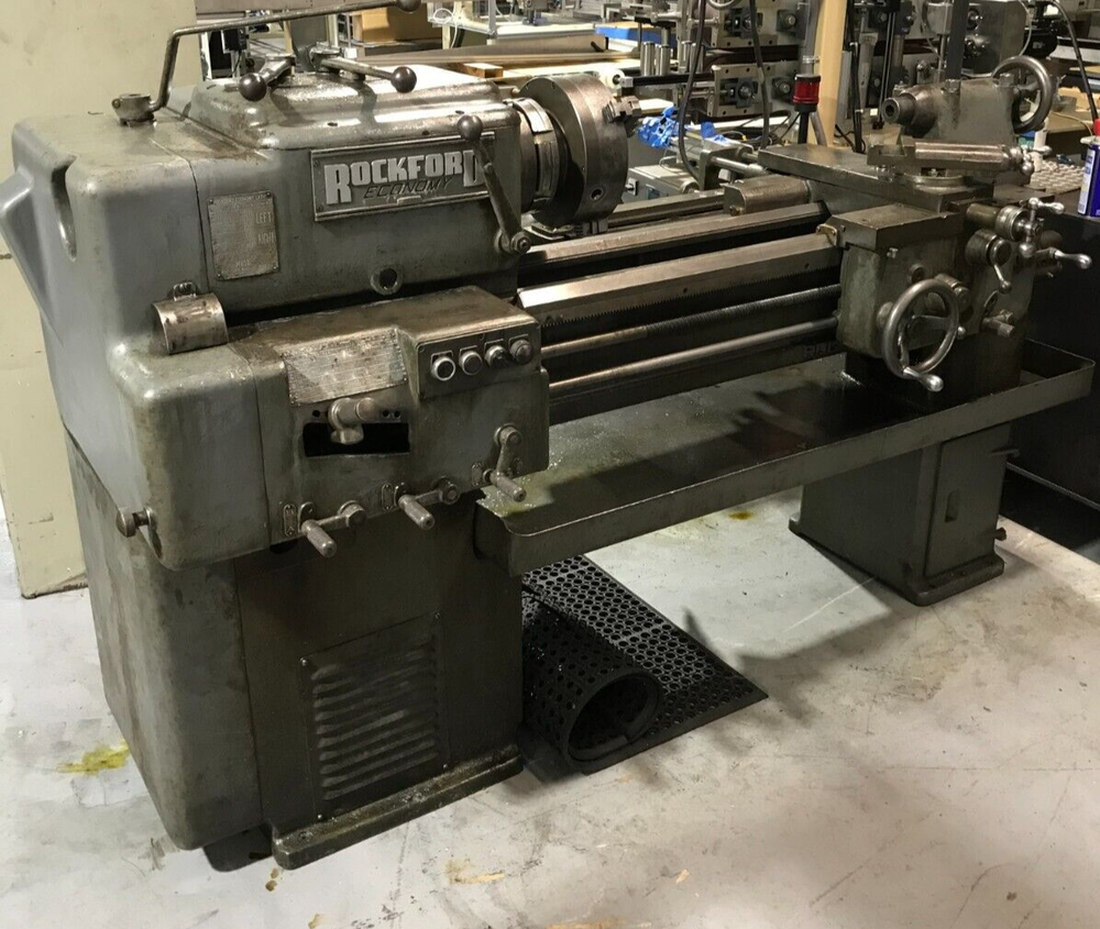 Rockford Engine Lathe with accessories