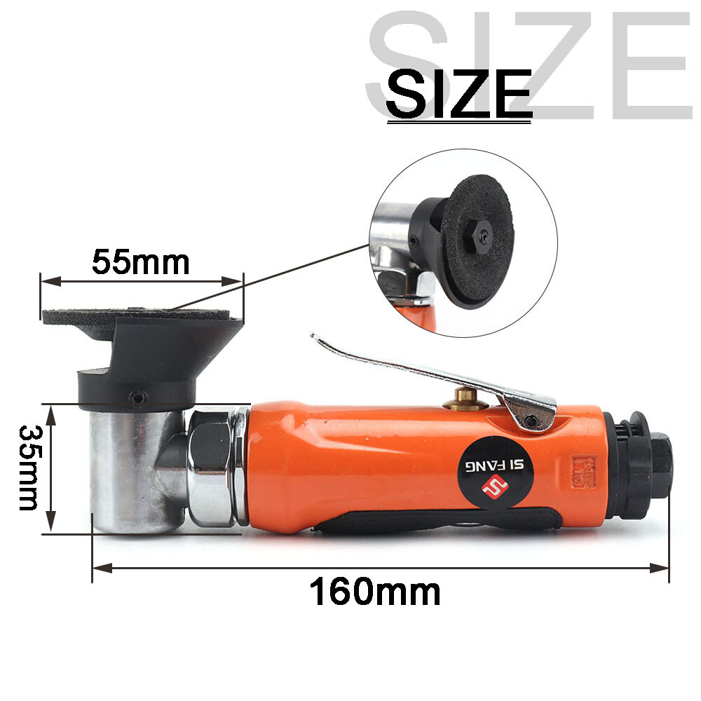 1/4" Mini Air Cut Off Tool Right Angle Grinder Cutter Tools + 2" Grinding Discs