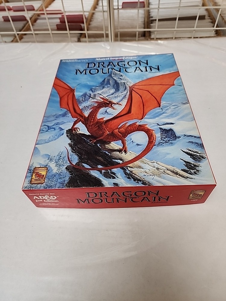 1993 TSR Advanced D&D Dragon Mountain Complete Beautiful