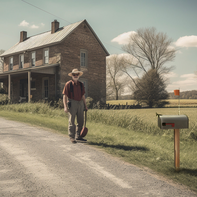 Mailbox Flag Kit - for metal mailbox handle