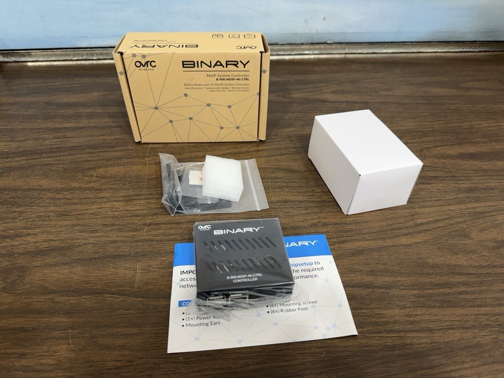 Binary B-900-MOIP-4K-CTRL System Controller | New in Box |
