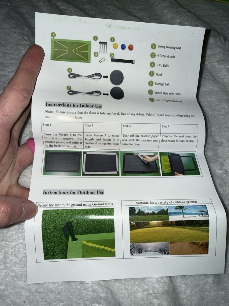Complete Set Golf Training Mat
