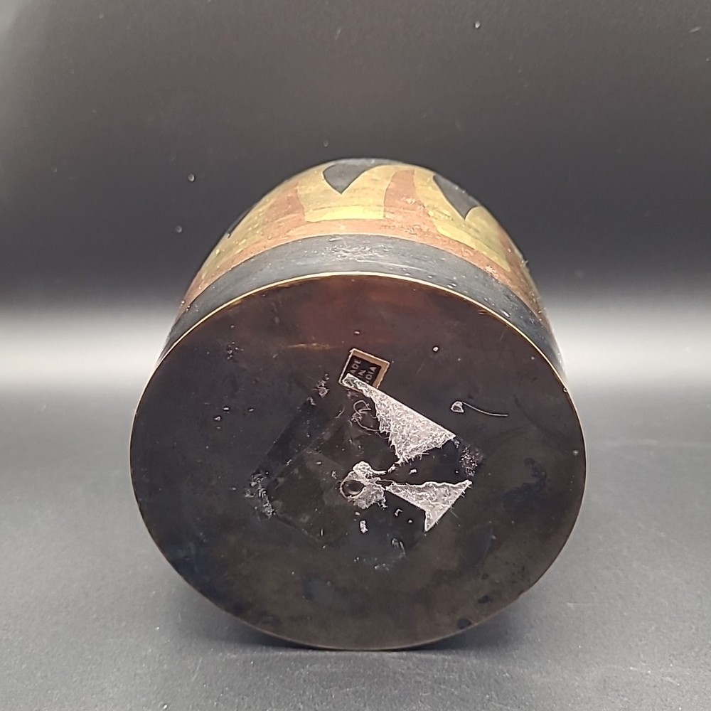India Made Metal Vase 5 In.