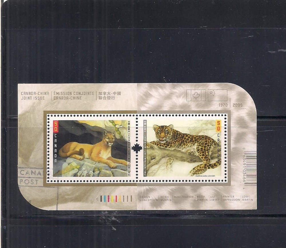 Canada #2123b used sheet Vf