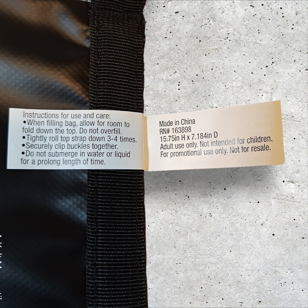 Vans Black Water-Resistant Bag