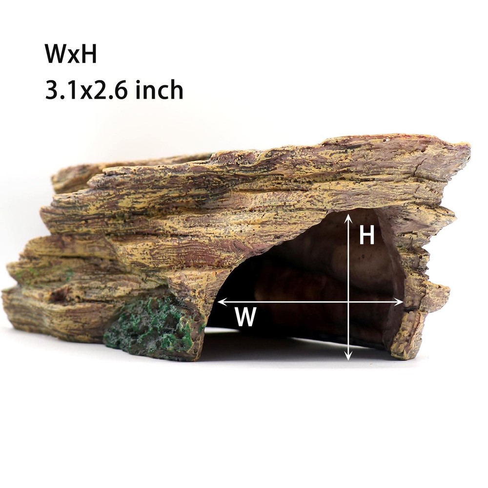 Turtle Basking Platform Shale Scape Step Ledge, Reptile Cave Hideout Turtle T...