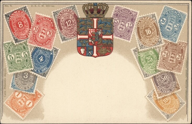 DENMARK, 1900. Zieher Post Card - Mint