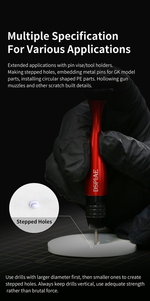 DSPIAE: Precision Tungsten Flat Core Drill Bits | 1.5mm - 3mm